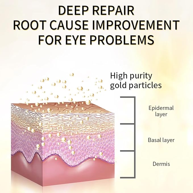 30 Pairs Under Eye Patches for Puffy Eyes, 24k Gold Under Eye Mask, Gel Crystal Collagen Eye Masks for Dark Circles and Puffiness,Travel Eye Patches for Reducing Fine Lines,Moisturizing Skin Care Set-VivaGrace Women