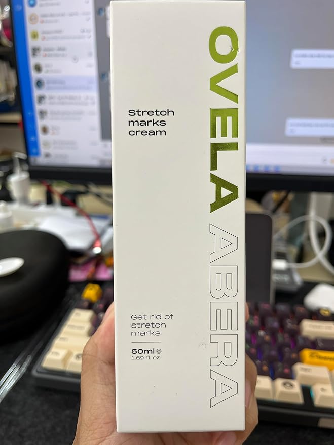Abera Ovela Stretch Mark Cream, Stretch Marks Treatment For Pregnancy and Weight Fluctuations, Effective Treatment for Stretchmarks in All Skin Types (A. 1 Box + Ice Roller)-VivaGrace Women