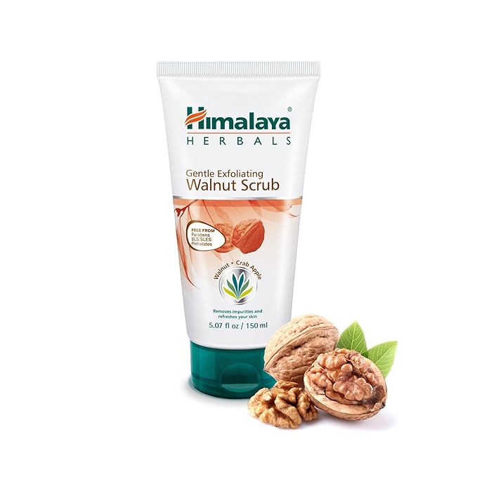 Himalaya Gentle Exfoliating Walnut Scrub for Deep Cleaning & Renewed Skin, 5.07 oz-VivaGrace Women