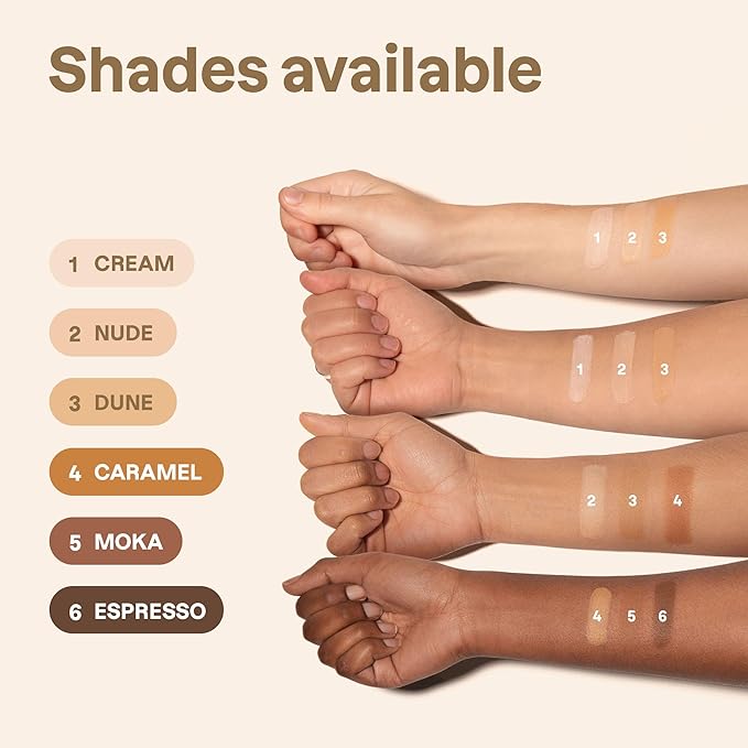 ATTITUDE Oceanly Light Coverage Foundation Stick, Titanium Dioxide-Free, EWG Verified, Plastic-Free, Vegan & Cruelty-free Makeup, Moka, 0.42 Ounces-VivaGrace Women