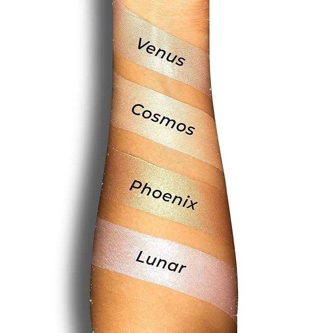 Aesthetica Starlite Highlighter - Metallic Shimmer Highlighting Makeup Powder - Lunar (Shimmering Lavender)-VivaGrace Women