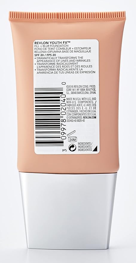 Youth Fx Fill + Blur Foundation 220Natural Beige Spf20 30Ml-VivaGrace Women