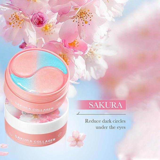 Under Eye Patches for Dark Circles, Puffiness and Eye Bags, Eye Mask,Wrinkle Treatment Anti-Aging Rejuvenating Moisturizing Skin Care 60PCS Collagen Eye Gel Pads Anti-Wrinkle Eye Patches-VivaGrace Women