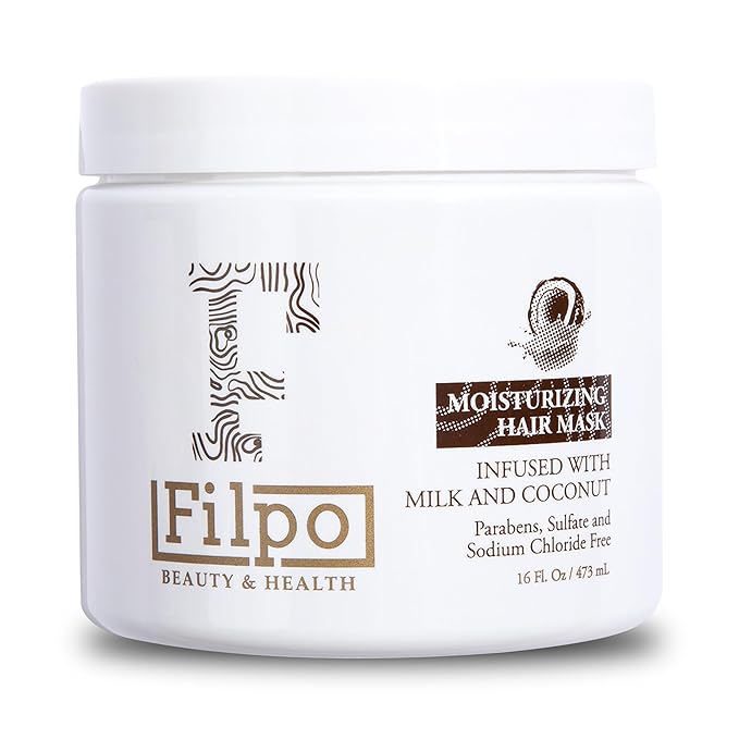 FILPO Coconut Milk Hair Mask - Deep Conditioning with Coconut Oil and Argan Oil for Dry, Damaged, Curly Hair Growth & Sulfate Free Hair Care-VivaGrace Women