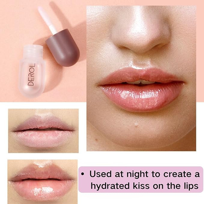 4Pcs Lip Plumper Set,Lip Plumper,Natural Lip Plumper kit,Day and Night Lip Plumper-VivaGrace Women