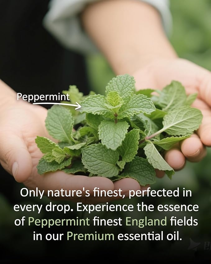 Pure Peppermint Essential Oil, 100% Pure Natural Peppermint Essential Oil, Premium Grade Essential Oils for Diffusers for Home, Skin, Care Massage, Soap Making, Aromatherapy, 4 Fl Oz | 120ml-VivaGrace Women