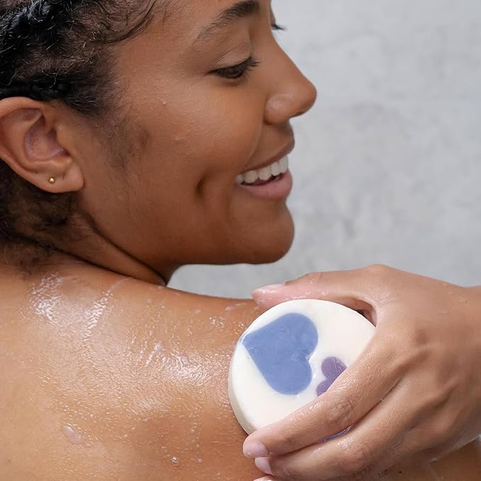 ANIHANA Handcrafted Natural Soap with Coconut Oil, Gentle Cleansing, Paraben Free, Refreshing Lavender Love Scent, 4.23 oz-VivaGrace Women