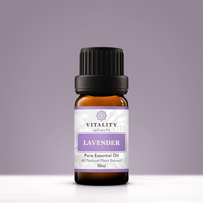 Vitality Extracts Lavender Essential Oil - Natural Calm, Stress Relief, Skin Care, Rest & Relaxation, Fresh Scent, Undiluted-VivaGrace Women