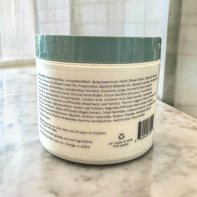 Yobee Body & Face Moisturizing Cream for Dry, Sensitive Skin | Probiotic extracts, Honey, Turmeric, Vitamin B12, Ceramides, Shea Butter | Fragrance Free | For Kids & Adults (3)-VivaGrace Women