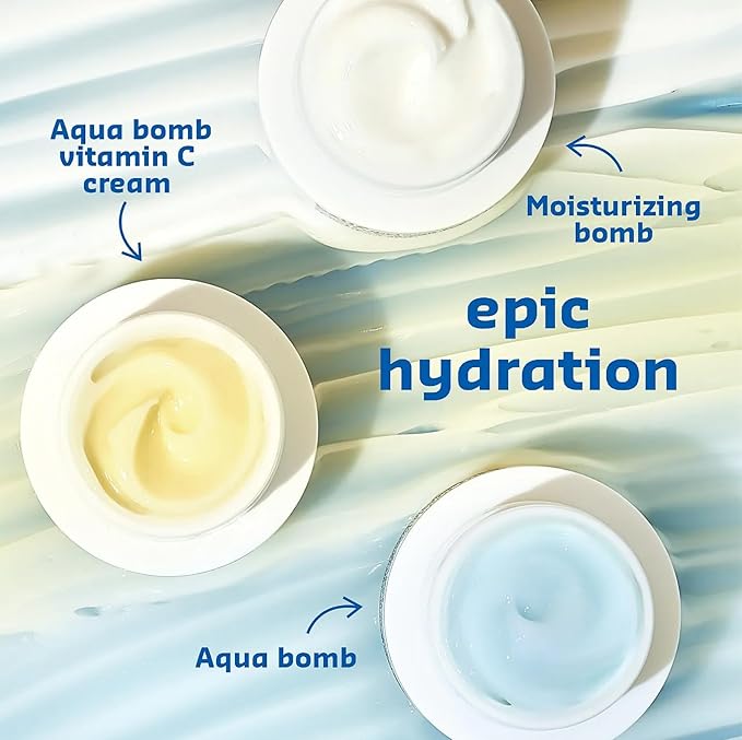 belif Aqua Bomb Vitamin C Face Cream Moisturizer, Infused with Hyaluronic Acid, Vitamin C & Vitamin E, Intense Hydration, For All Skin Types, Korean Skin Care-VivaGrace Women