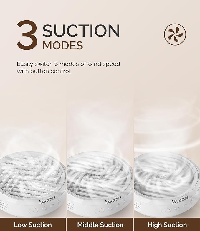 MelodySusie Cordless Nail Dust Collector,Compact Vacuum Fan Rechargeable Dust Collector with Reusable Filter,SProR Powerful Dust Suction Machine for Acrylic Gel Polish Manicure Pedicure at Salon&Home-VivaGrace Women