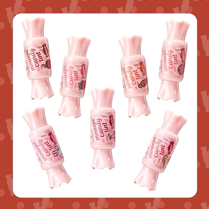THESAEM Saemmul Mousse Candy Tint #9 Peanut Mousse - High Pigment Matte Finish Long Lasting Lip Stain with Honey Extracts to Hydrate Lips - Weightless & Smudge-Proof, 0.3 fl.oz.-VivaGrace Women