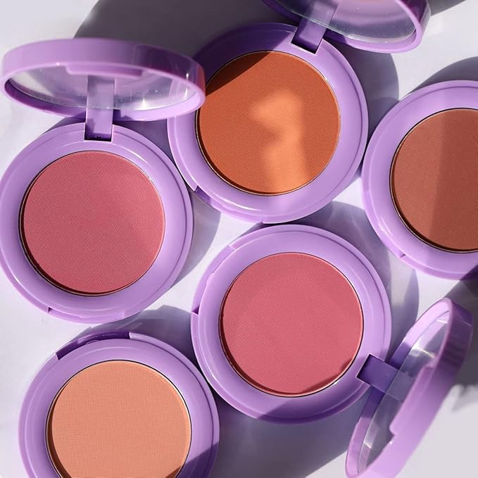 Half Caked In Bloom Powder Blush | vegan & cruelty-free, fragrance-free, highly pigmented, primer-infused | 3.8g (Bunny)-VivaGrace Women