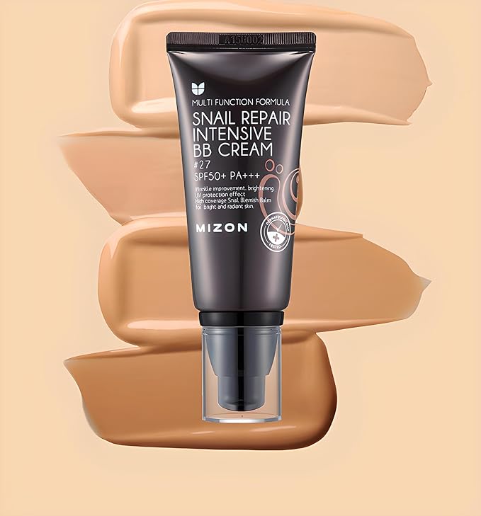 MIZON Snail Repair Blemish Balm, Multifunctional BB Cream with Snail Mucus Filtrate, Skin Care and Makeup Coverage, Strenghtens Skin Elasticity, Improves Fine Wrinkles (#23)-VivaGrace Women