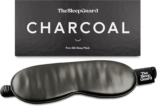 Pure Silk Sleep Mask [100% 6A Mulberry Silk, 22 Momme] Light Blocking Travel Essentials. Eye Masks for Sleeping. Black Oeko-Tex Blindfold. Eye Covers for Men & Women-VivaGrace Women