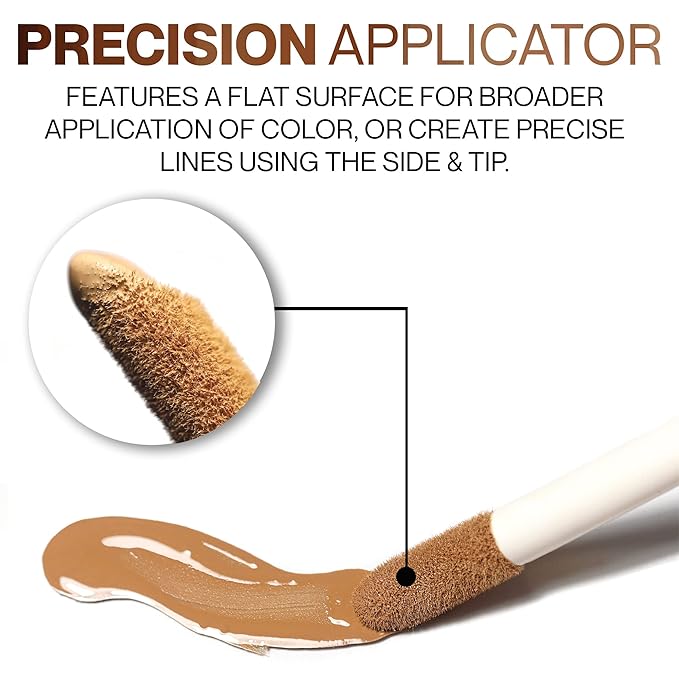 HIDE Liquid Concealer, Medium to Full Coverage Concealer for Blemishes, Under Eye Dark Circles & Scars, Oil Free Concealer, Nude (See Shade Finder), 0.5 fl oz-VivaGrace Women