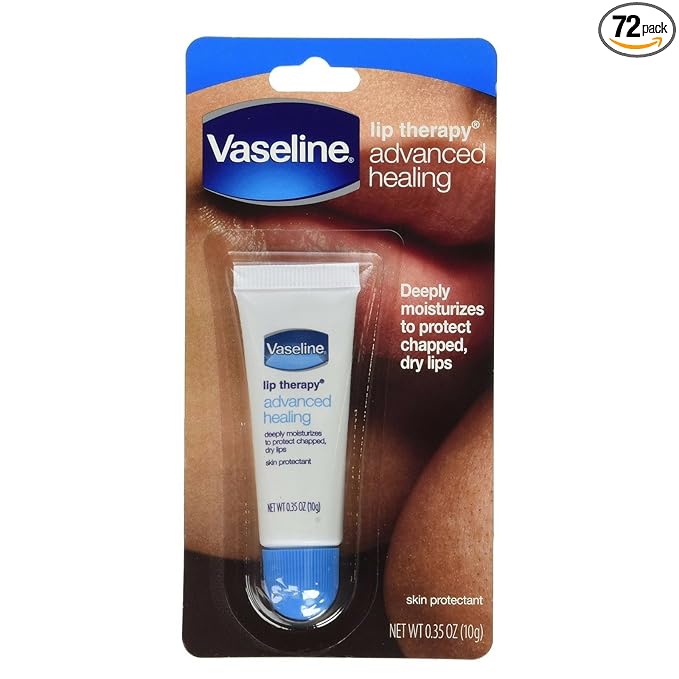Vas Lip Threpy Orignal Vaseline Lip Therapy Skin Protectant 0.35 Ounce - 72 Units-VivaGrace Women