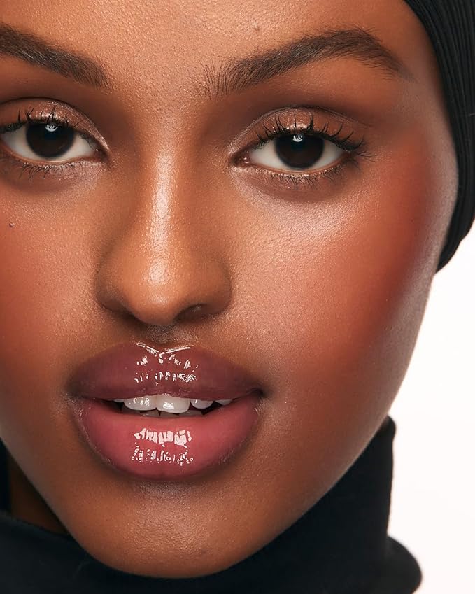 MAKE Serum Balm – Hydrating Lip Oil Treatment – Softening, Smoothing and Plumping Lip Cream – All Day Comfort, Gloss and Shine, Lilac Layer 0.15 Oz-VivaGrace Women