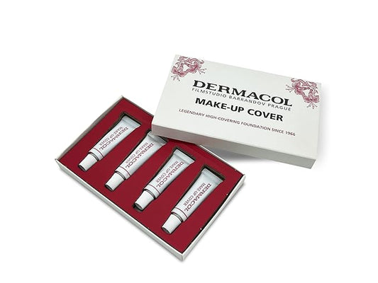 Dermacol Full Coverage Foundation | Long Lasting Waterproof Makeup Cover Cream SPF30 | Hypoallergenic & Light Weight Liquid | Tattoo, Acne, Spots, Under-eye Skin Cover-up - 30g-VivaGrace Women