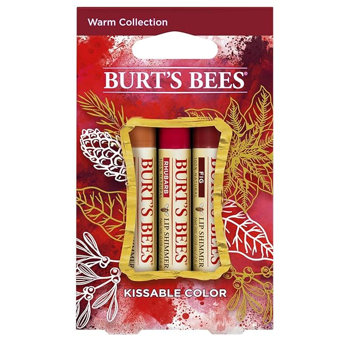 Burt's Bees Kissable Color Warm Holiday Gift Set-VivaGrace Women