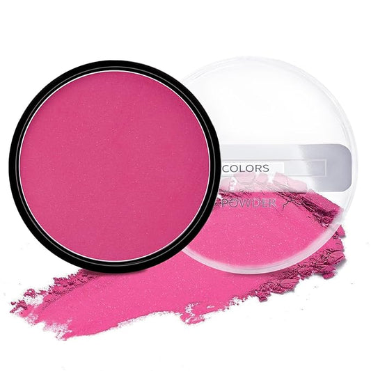 Boobeen Powder Blush Matte Blush, Highly Pigmented Beauty Cream Blush Palette for Create A Natural Cheek Flushed Look, Rich Colors (C-06)-VivaGrace Women