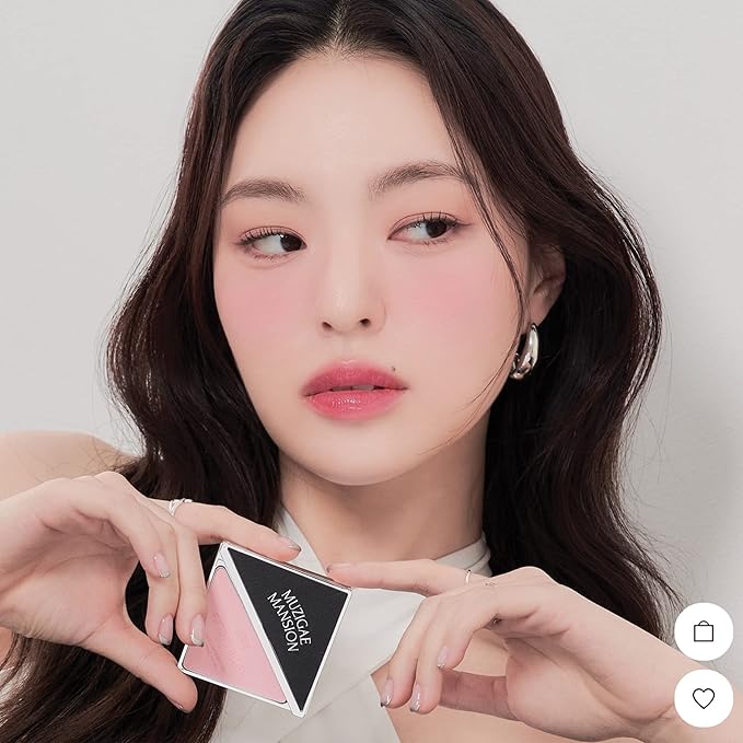 MUZIGAE MANSION FITTING BLUSH Vegan Powder Lightweight, Smooth, Blendable, Face Enhancing Makeup Color (Kinda)-VivaGrace Women