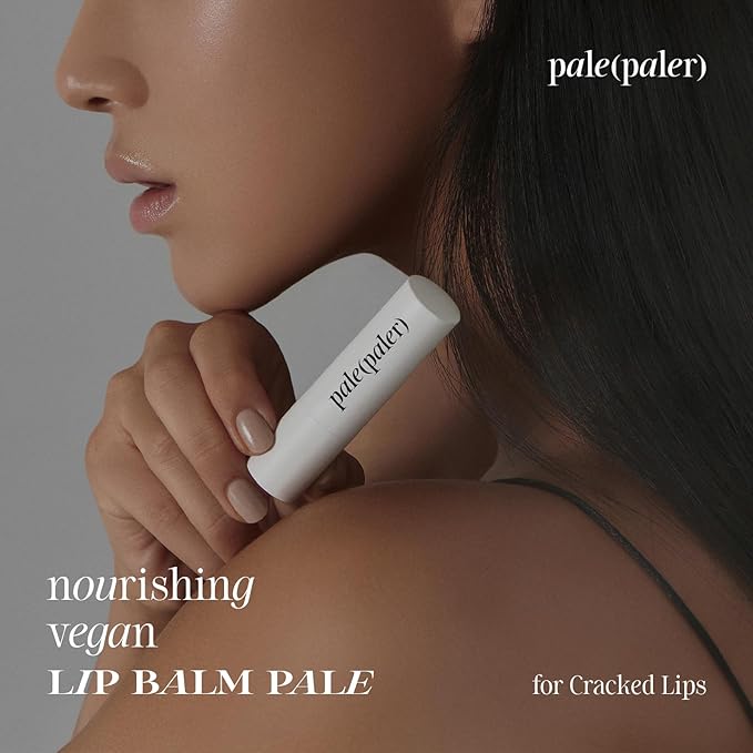 Nourishing Vegan Lip Balm, Unscented Lip Balm with Shea Butter and Plant-Based Oil, Non-Sticky Lip Balm with a Melting Texture, 0.13 oz. (#Pale (Clear))-VivaGrace Women