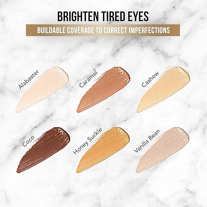 Glamazon Second to None Concealer, Honey Suckle, Awakening Eye Cover Up, Non-Creasing, Full Coverage-VivaGrace Women