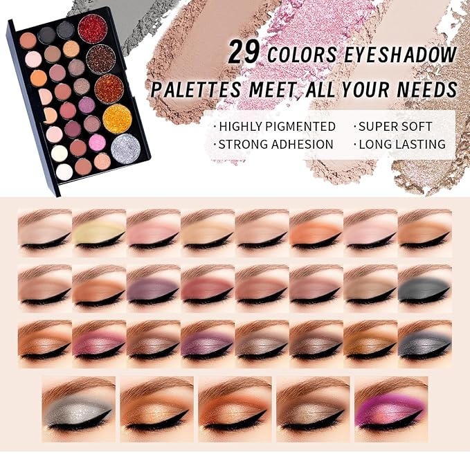 Makeup Kits, Makeup Set Full Kit, Full Face Makeup Set For Women Girls Teens, Makeup Present Set For Women Girls Teens, Beginners and Professionals Alike, Multipurpose Makeup Sets-VivaGrace Women