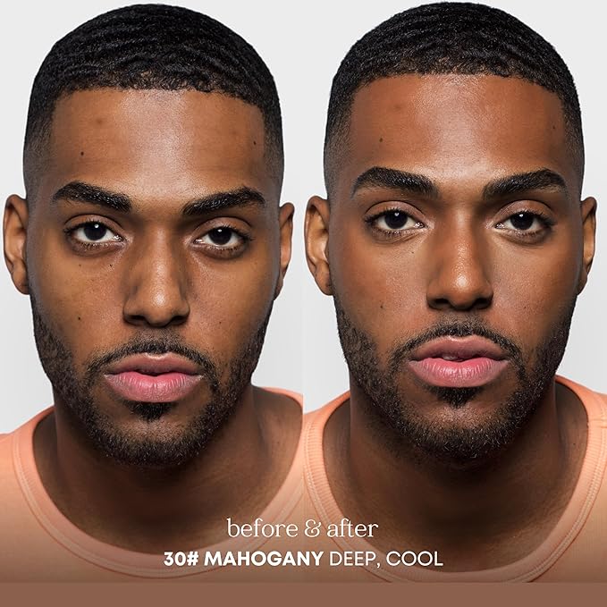 Natural Glow Foundation - Light to Medium Coverage Cushion Foundation Makeup with Hyaluronic Acid & Tea Tree Extract - Vegan & Cruelty-Free Cream Foundation - K Beauty - 15g/0.52oz - Mahogany-VivaGrace Women