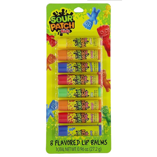 Taste Beauty Sour Patch Kids 8 Pack Lip Balm-VivaGrace Women