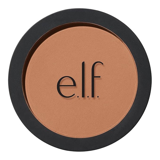 e.l.f. Primer-Infused Bronzer, Long-Lasting, Lightweight & Buildable Powder Bronzer, Delivers A Matte Finish, Vegan & Cruelty-Free, Fresh Tan-VivaGrace Women