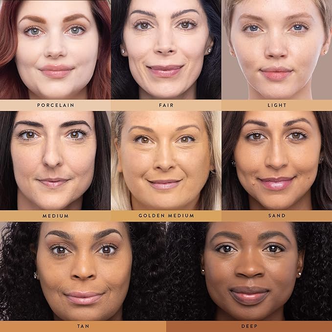 LAURA GELLER NEW YORK Double Take Liquid Foundation | Medium to Full Coverage, Natural Matte Finish, Golden Medium-VivaGrace Women