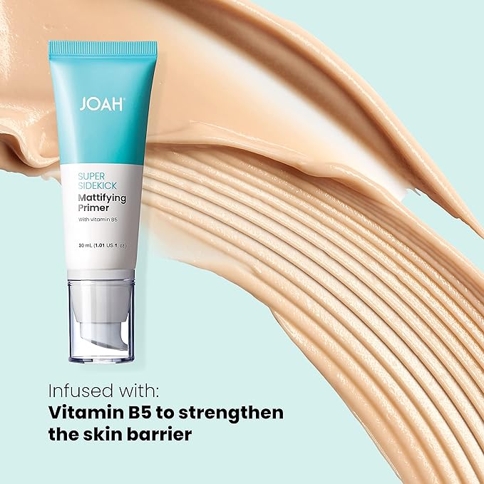 JOAH Beauty Super Sidekick Mattifying Makeup Primer, Pore Minimizing Matte Finish, Hydrating and Long Lasting Korean Face Primer for Oil Control, Helps Smooth, Blur Skin, For All Skin Types, 1.01 Oz-VivaGrace Women