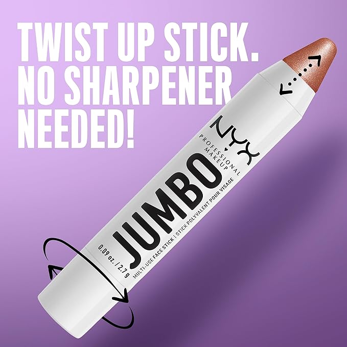 NYX PROFESSIONAL MAKEUP, Jumbo Multi-Use Face Highlighter Stick - Coconut Cake-VivaGrace Women