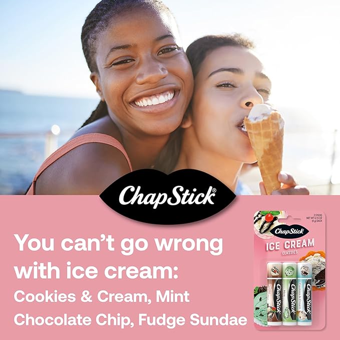 ChapStick Summer Variety Lip Balm Pack in Joyful Flavors- 0.15 Oz x 18 Sticks-VivaGrace Women