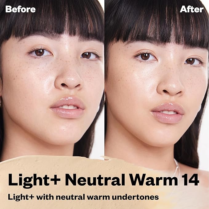 Kosas BB Burst Tinted Face Gel Cream - Supports Healthy Collagen, Smoothes Skin, Hydrates & Moisturizes - Light+ Neutral Warm 14, (1 Oz/30 ML)-VivaGrace Women