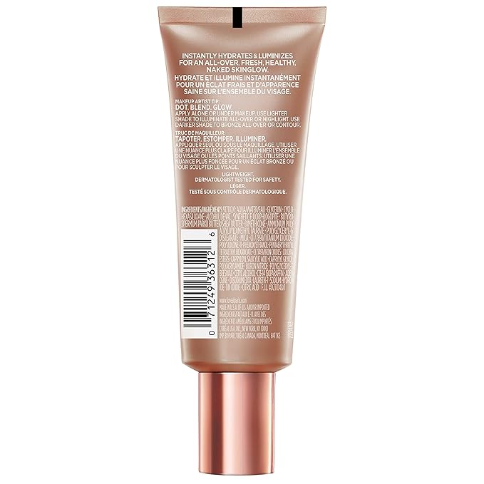 L'Oreal Paris Makeup True Match Lumi Glotion, Natural Glow Enhancer, Illuminator Highlighter, Bronzing Drops For a Sun-Kissed Glow, 903 Medium-VivaGrace Women