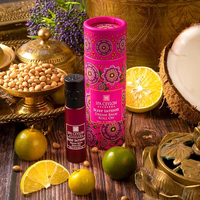 SPA CEYLON SLEEP INTENSE Dream Balm Roll-On | Intense Pacifying Blend | Silicone-Free | Hydrating | Promotes Restful Sleep | Suitable for all skin types-VivaGrace Women