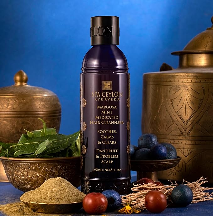 SPA CEYLON Margosa Mint Medicated Hair Cleanser | Powerful Formula for Dandruff & Scalp Problems | Itching | Flaking | Hair and Scalp Wellness-VivaGrace Women