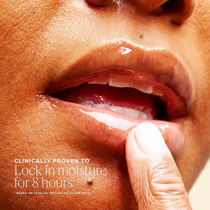 Farmacy Peptide Lip Smoothie - Hydrating Lip Balm with Vitamin C to Visibly Plump & Smooth Lines - Nourishing Treatment with a High-Gloss Finish - Pear Kiwi (10g)-VivaGrace Women