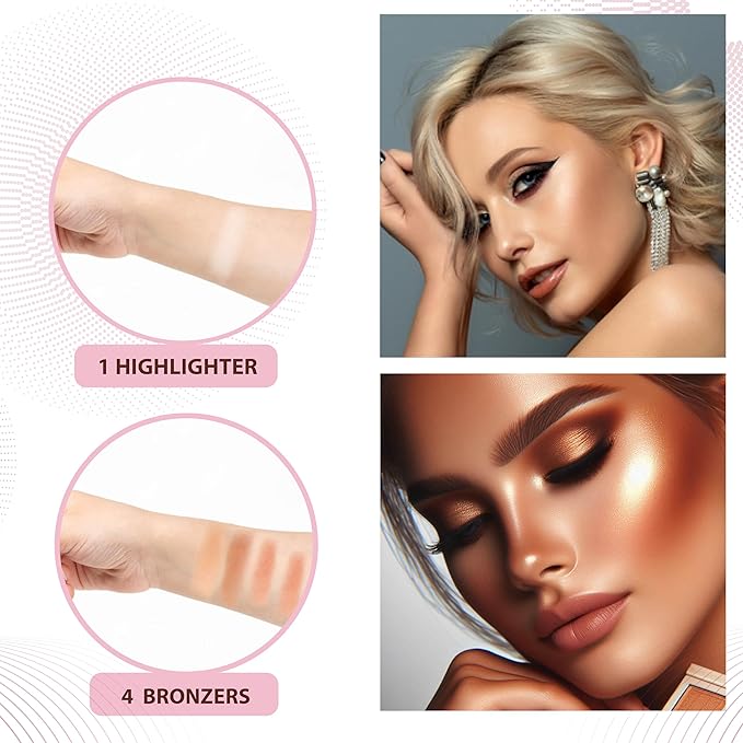 Makeup Kit for Women - 190-in-1 - Professional Makeup Pallets, makeup kit Includes Eyeshadows, Blushes, Makeup Brushes & More For a Full Makeup Look-VivaGrace Women