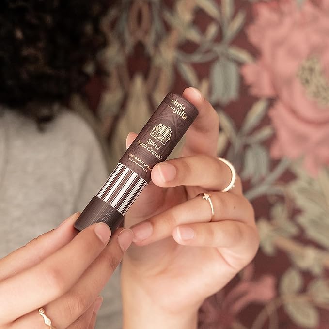 Jumbo Lip Balm Gift Set (Chris Loves Julia Trio) | Poppy & Pout All Natural Lip Balms & Moisturizers | Hydrates with Beeswax, Vitamin E, Organic Coconut Oil | Cruelty-Free | Recyclable Cardboard Tube-VivaGrace Women