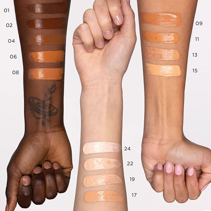 Pacifica Beauty Kind Tint Tinted Serum, Skincare, Vegan Collagen, Hyaluronic Acid, Vitamin C, Niacinamide, Caffeine, Hydrating, Lightweight Foundation, Natural Dewy Skin, Shade 11, 1 fl oz (1 Count)-VivaGrace Women