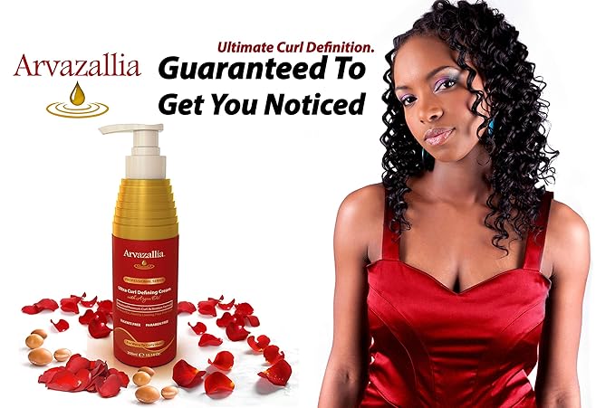 Arvazallia Ultra Curl Defining Cream with Argan Oil for Wavy and Curly Hair-VivaGrace Women