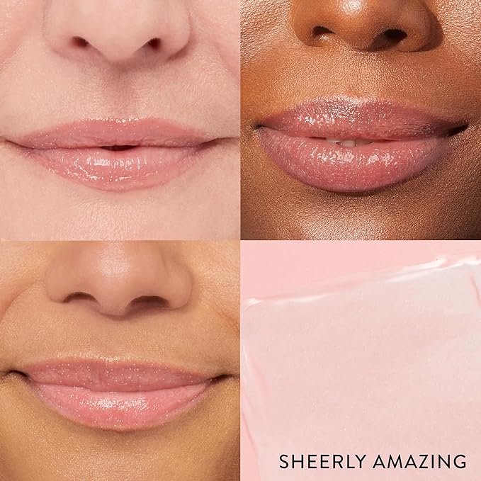 LAURA GELLER NEW YORK Jelly Balm Moisturizing Tinted Lip Balm - Sheerly Amazing - Hydrating Vitamin E - Semi-Shine Finish-VivaGrace Women