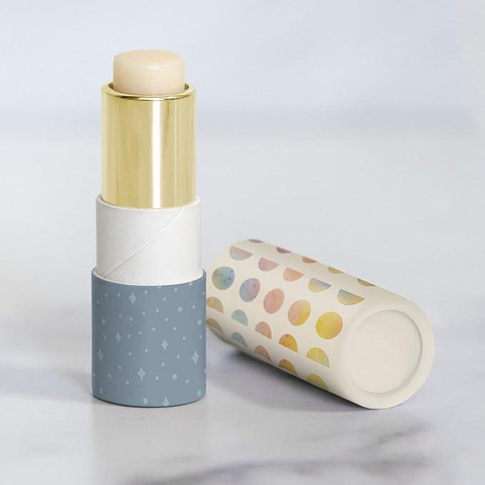 Studio Oh! Lip Balm & Hand Lotion Set - Travel-Size Toiletries, 2-Piece Gift Set - Moisturizing, Portable - Moon Phases-VivaGrace Women