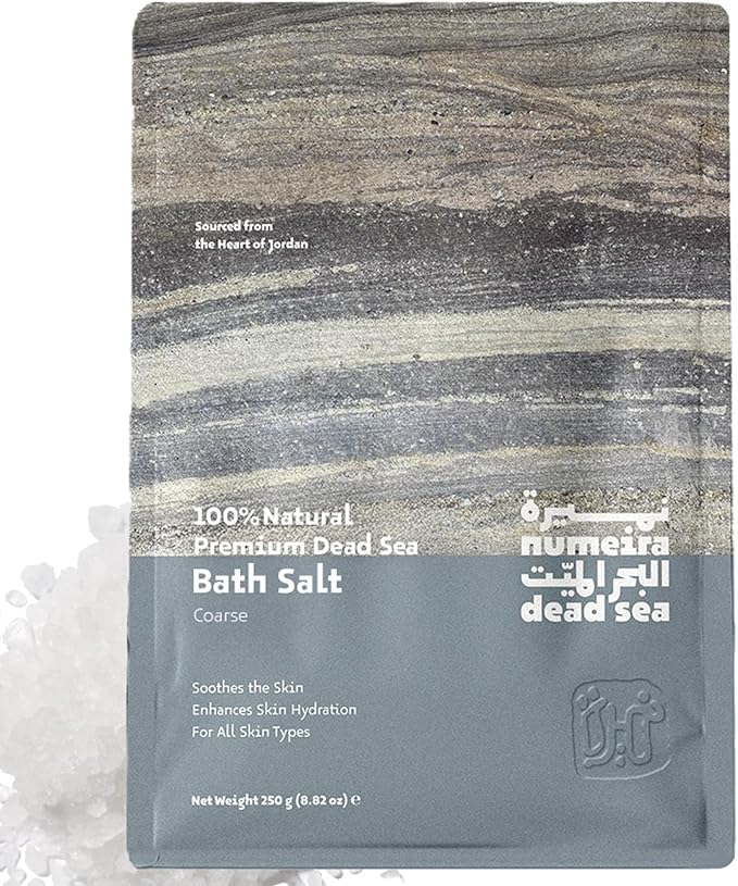 Dead Sea Salts for Soaking Relaxing Sea Salt Bath Soak for Body Rejuvenation - Natural Mineral Salts - Coarse Dead Sea Salt Unscented Bath Salts for Women & Men (2.2 lb)-VivaGrace Women
