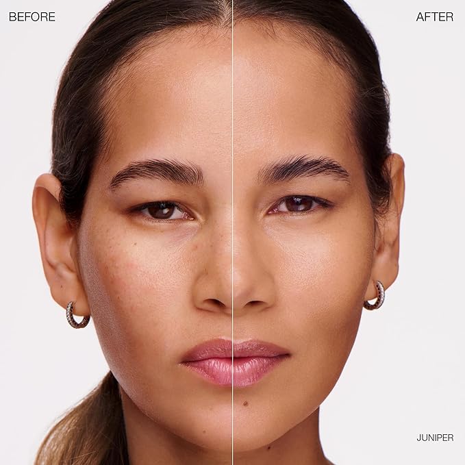 Ogee Complexion Perfecting Liquid Foundation - Lightweight Tinted Moisturizer For Face (Juniper 3.25W - Medium Light Tan, Bright-Golden Undertone) - with Vitamin C & Jojoba Oil - Certified Organic-VivaGrace Women