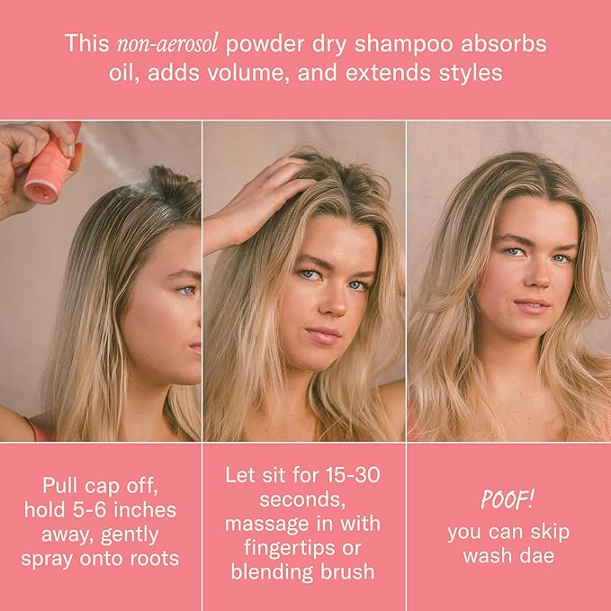 DAE Hair Fairy Duster Dry Shampoo Powder - Volumizing Non-Aerosal Natural Ingredients-VivaGrace Women